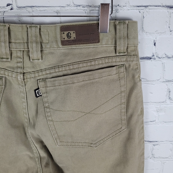 COLLEZIONE INFORMALE | straight leg khaki denim jeans - Picture 1 of 14